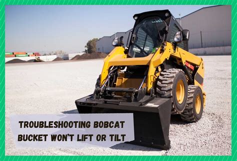 bobcat skid steer bucket wont move|bobcat bucket won't move.